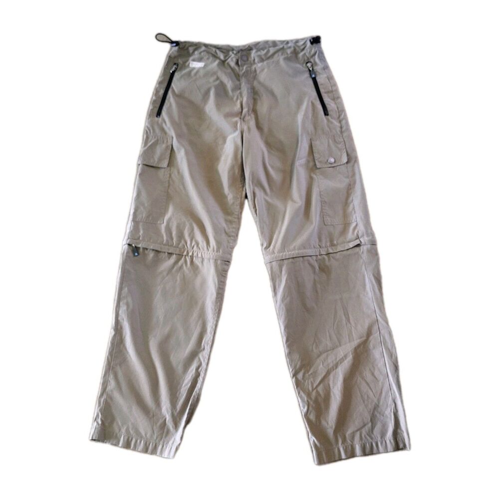 Levi's SilverTab Mens 34 Baggy Cargo Pants Zip Pockets Utility Parachute Y2K